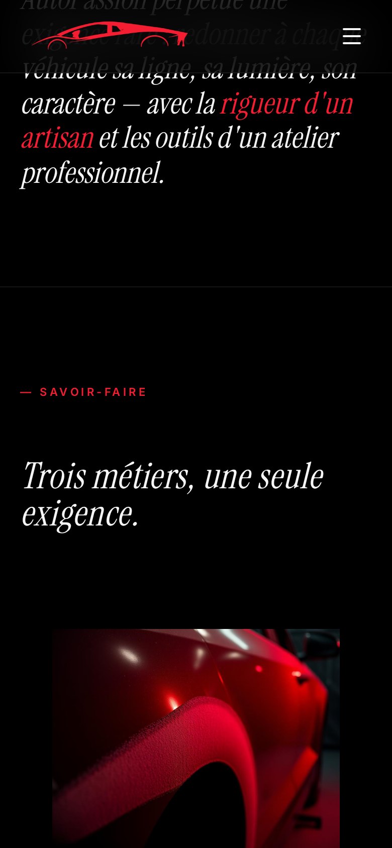 Le site AutoPassion sur smartphone