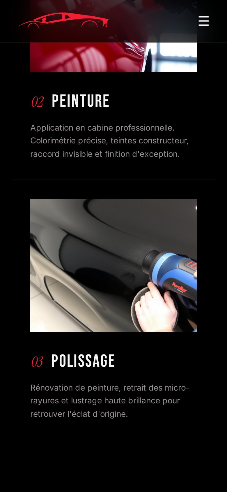 Le site AutoPassion sur smartphone